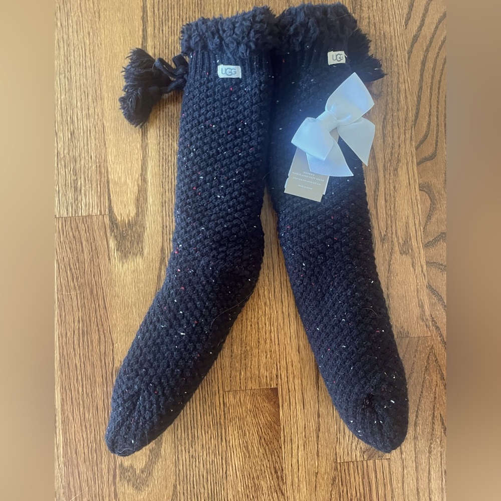 UGG Fleeced lined cozy socks